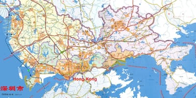 வரைபடம் ஷென்ழேன் ஈ சீனா